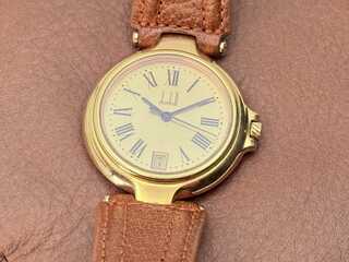 Dunhill Millenium horloge met goudkeurmerk