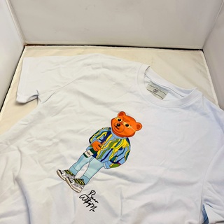 Heren kunstwerk T-shirt – Bear With Me – Moët Cartier