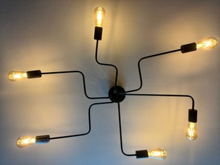 3x Hanglampen, staal / zwart, bouwjaar 2020