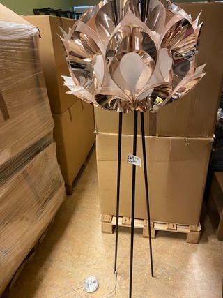 Vloerlamp, Slamp, Flora Floor, koper/brons, 50x170cm