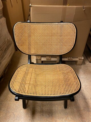 Fauteuil, Must Living, Orion, zwart/beige, 78x69x83cm