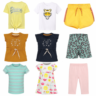 Ca. 67x Broeken, shirts en jurkjes, Only, B.Nosy, Blue Seven, maat 68