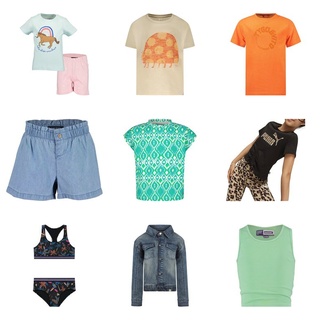 Ca. 418x Kinderkleding en badmode voor meisjes, B. Nosy, Noppies, Name