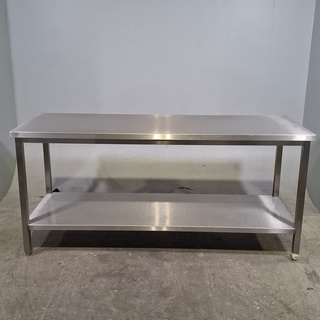 3x RVS werktafel