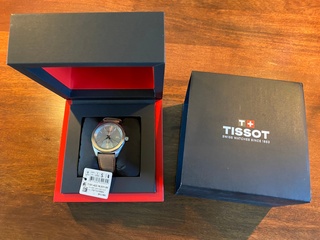 Horloge, Tissot, PRC 100 Quartz T1514221603100, zilver/ bruin