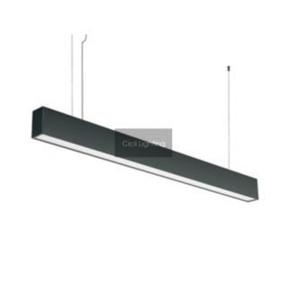 Led Linear light, SLL48WSMD-150, zwart, 1498x55x75mm