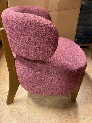 Fauteuil, Passe Partout, Taza, roze, 74x71x67cm