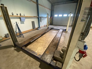 4 koloms hefbrug merk Union hefvermogen 3500 kg, Unoin, 3500kg, wit, 1