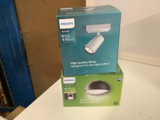 6x Binnen- en buiten lampen Philips, Diverse, kunststof/metaal