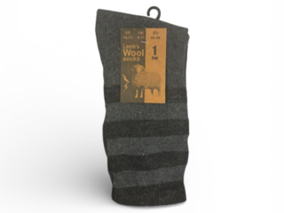 Ca. 480x Sokken – paar Lamb’s Wool, Maat 43-46