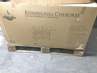 Pallet met Barbecues + haard El Fuego