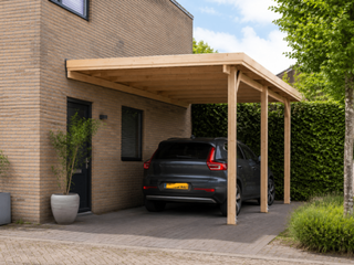 Carport  500 x 300 x 270 cm, Wand