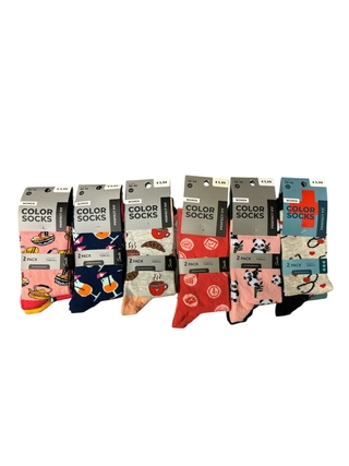 Ca. 150x Color Socks 2-pack