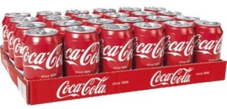 Ca. 100x Coca Cola – 24 pack