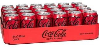 Ca. 100x Coca Cola – 24 pack, Zero
