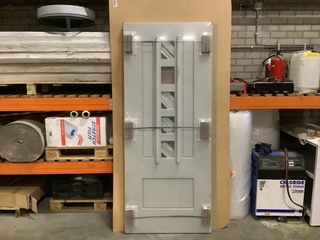 Buitendeur 88 x 211,5, grijs