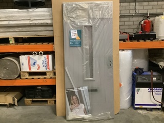 Buitendeur 88 x 211,5, grijs