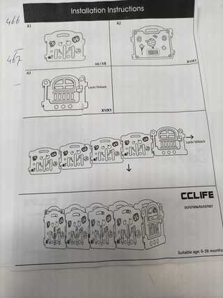 Kinderafzetting Cclife,  diverse kleuren