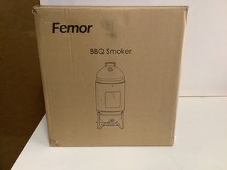 Smoker houtskool barbecue, Femor, zwart