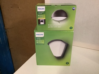 6x Binnen- en buiten lampen Philips, Diverse, kunststof/metaal