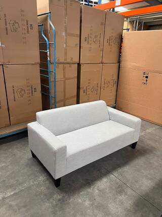 Allweather tuinset, zonder tafel, licht grijs