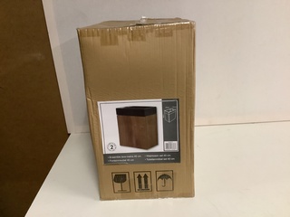 Toiletmeubel + wasbak, Java pack 824877, walnut/zwart