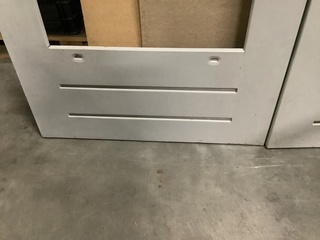2x Buitendeuren 88 x 231,5, grijs