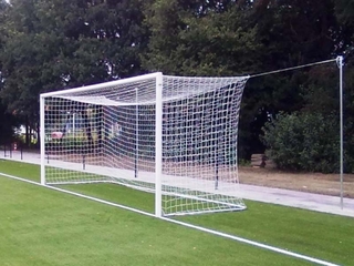 4x Voetbalnet VDE, geel/zwart