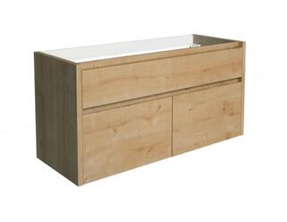 Wastafelonderbouw 120 cm, 232206, eiken cognac