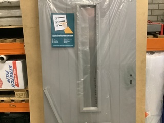 Buitendeur 88 x 211,5, grijs