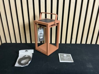 6x Tuinlamp, SUNS, mr Solar Jack, terra coral