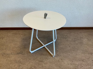 3 Bijzettafel  SUNS , Meseta, matt white