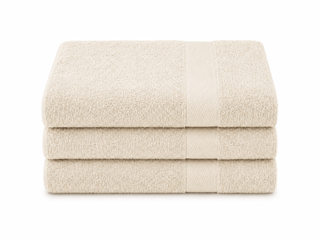 Ca. 36x badlaken, 70/140 500gsm, beige