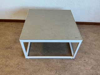 Bijzettafel  SUNS , mat wit