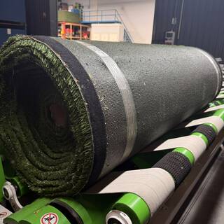 Ca. 21m2 Kunstgras, 20 mm hoog, groen