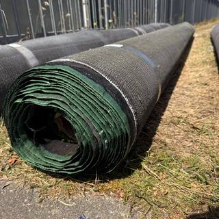 Ca. 43,6 m2 Kunstgras, 24 mm hoog, groen