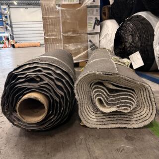 Ca. 38,475m2 Kunstgras, 14 mm hoog, wit
