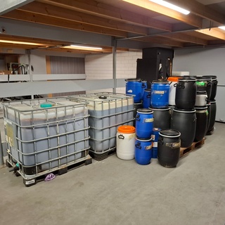 Partij benodigdheden t.b.v. visvoerproduktie