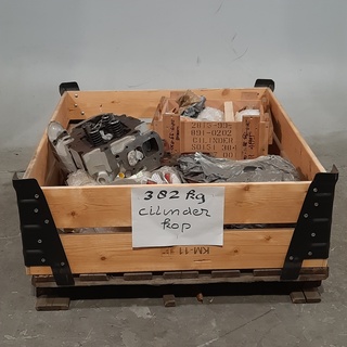 6x Cilinderkop in onderdelen