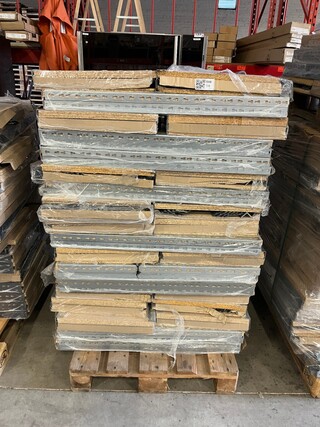 Ca. 36x Stellingkast draagkracht per legplank 160 kg, Workzone