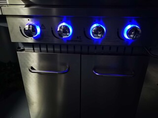 Gasbarbecue Vonato RVS Keuken Grill Chef 4 Mat geborsteld RVS – Hooggl