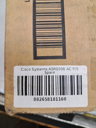 Voedings toestel, Cisco, ASR10006 AC P/S Spare