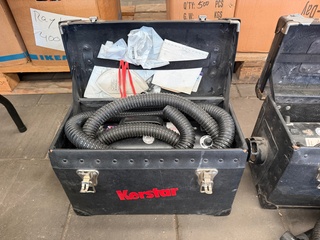 2x Kerstar professionele stofafzuig-/industriële stofzuigerunit met sl