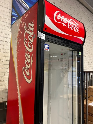 Coca-Cola koelkast zonder legrekken