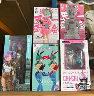 5x Dragon Ball Z/Dragon Ball Gals collectiefiguur