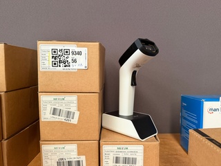 4x Bluetooth barcodescanner, Netum, DS5000, wit