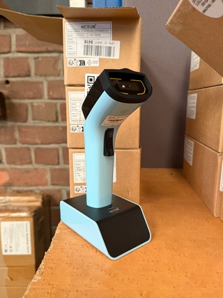 3x Bluetooth barcodescanner, Netum, DS7500, blauw