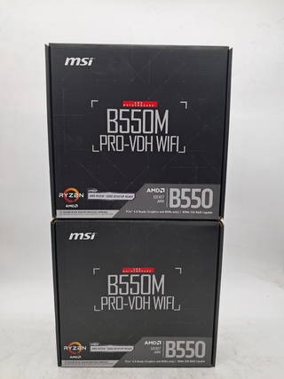 2x Moederbord, MSI, B550 Pro-VDH AMD