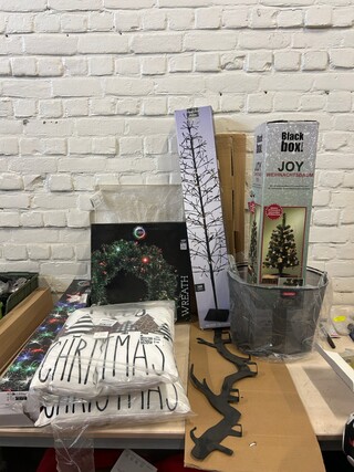 Partij woonaccessoires w.o. kerst