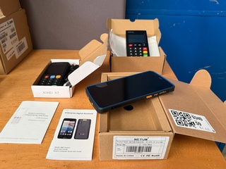 2x Kaartlezer/kopieerapparaat, 1x handscanner, Netum, XIXEI, NEXGO